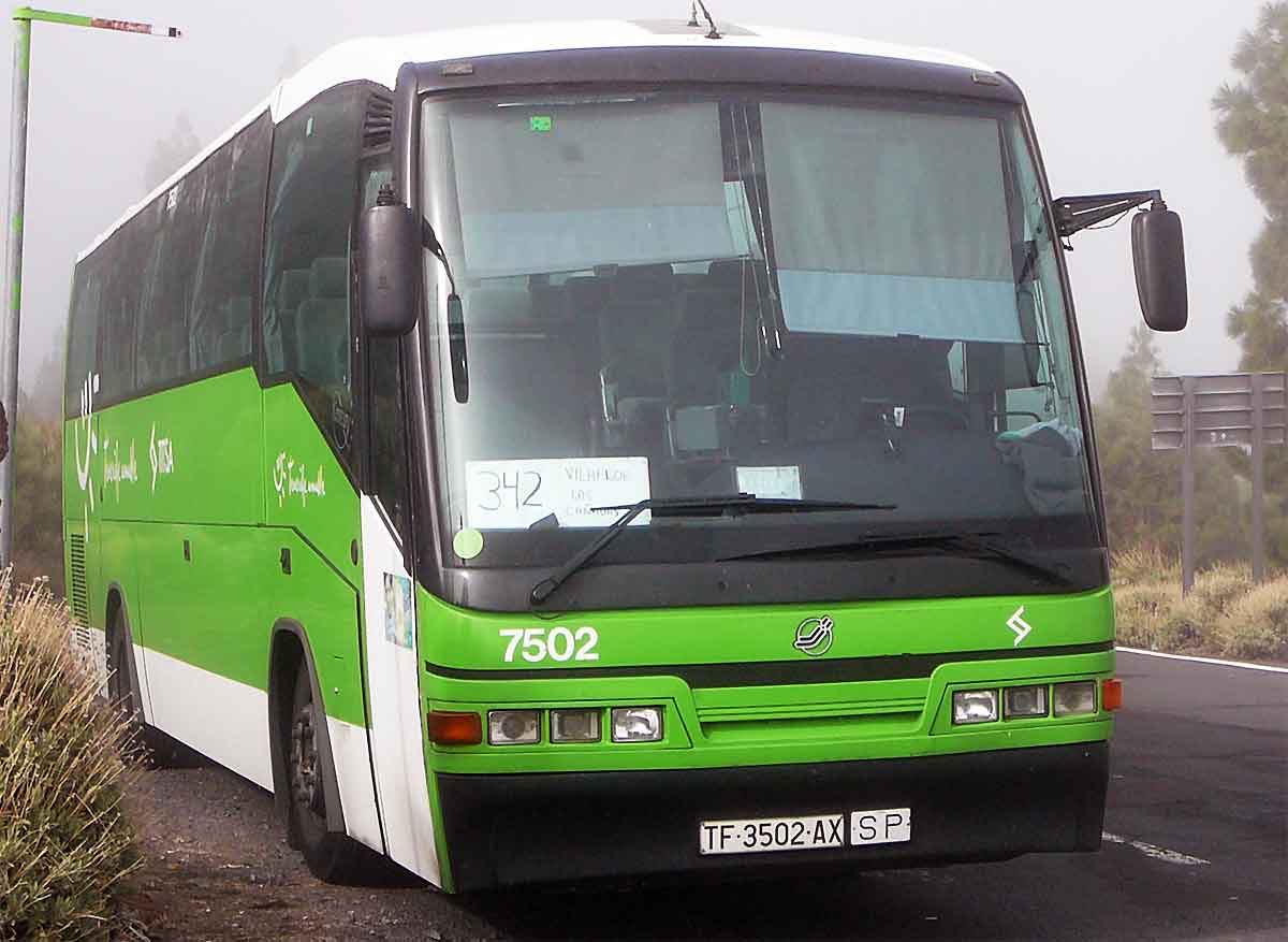 Tenerife bus Teide