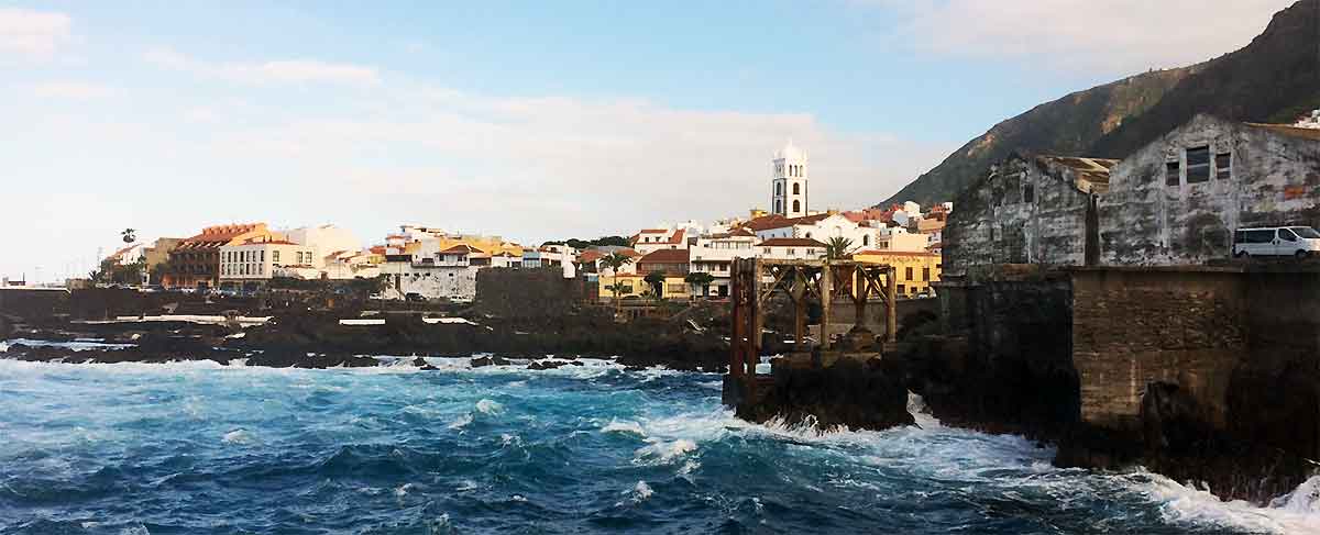 Tenerife Garachico zee
