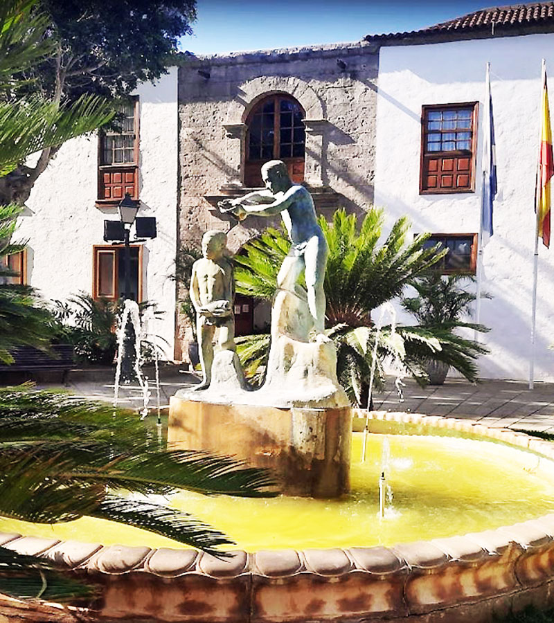 Tenerife Güímar fontein