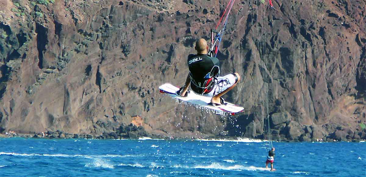 Kitesurfing El Mèdano
