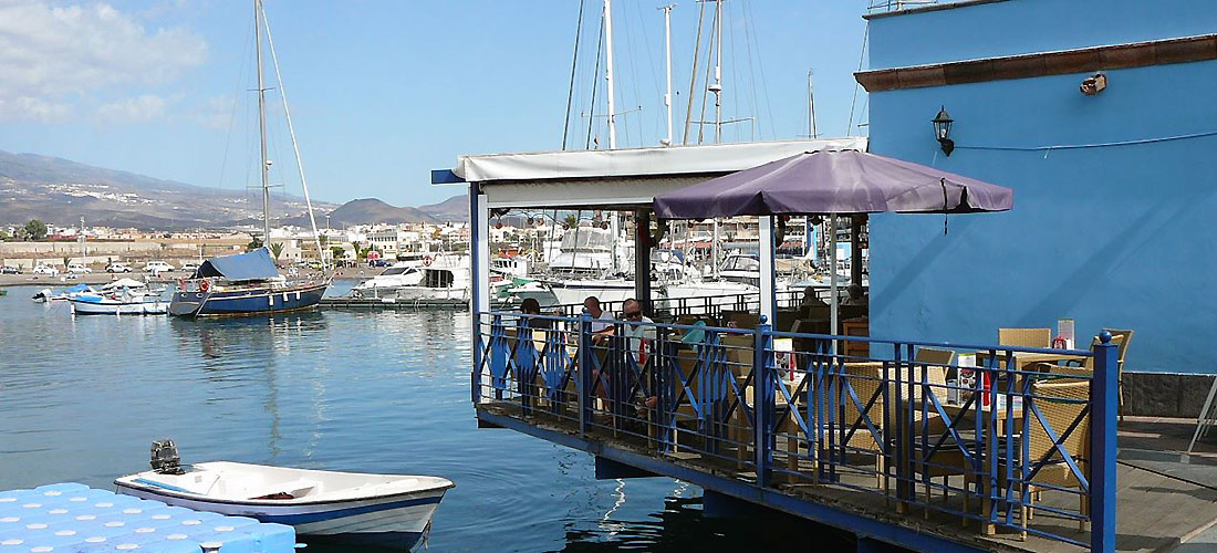 Tenerife Las Galletas haventje.