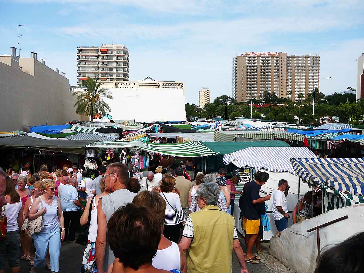 Tenerife Los Cristianos markt