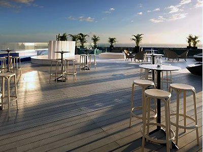 Playa Paraíso Hard-rock-hotel sky-bar