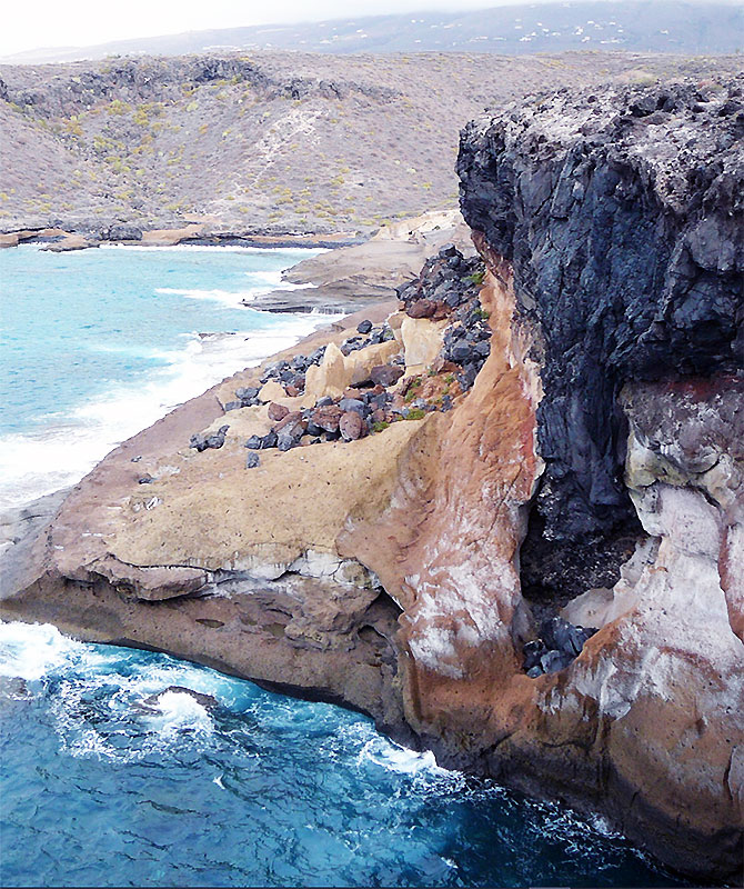 Tenerife La Caleta kustlijn